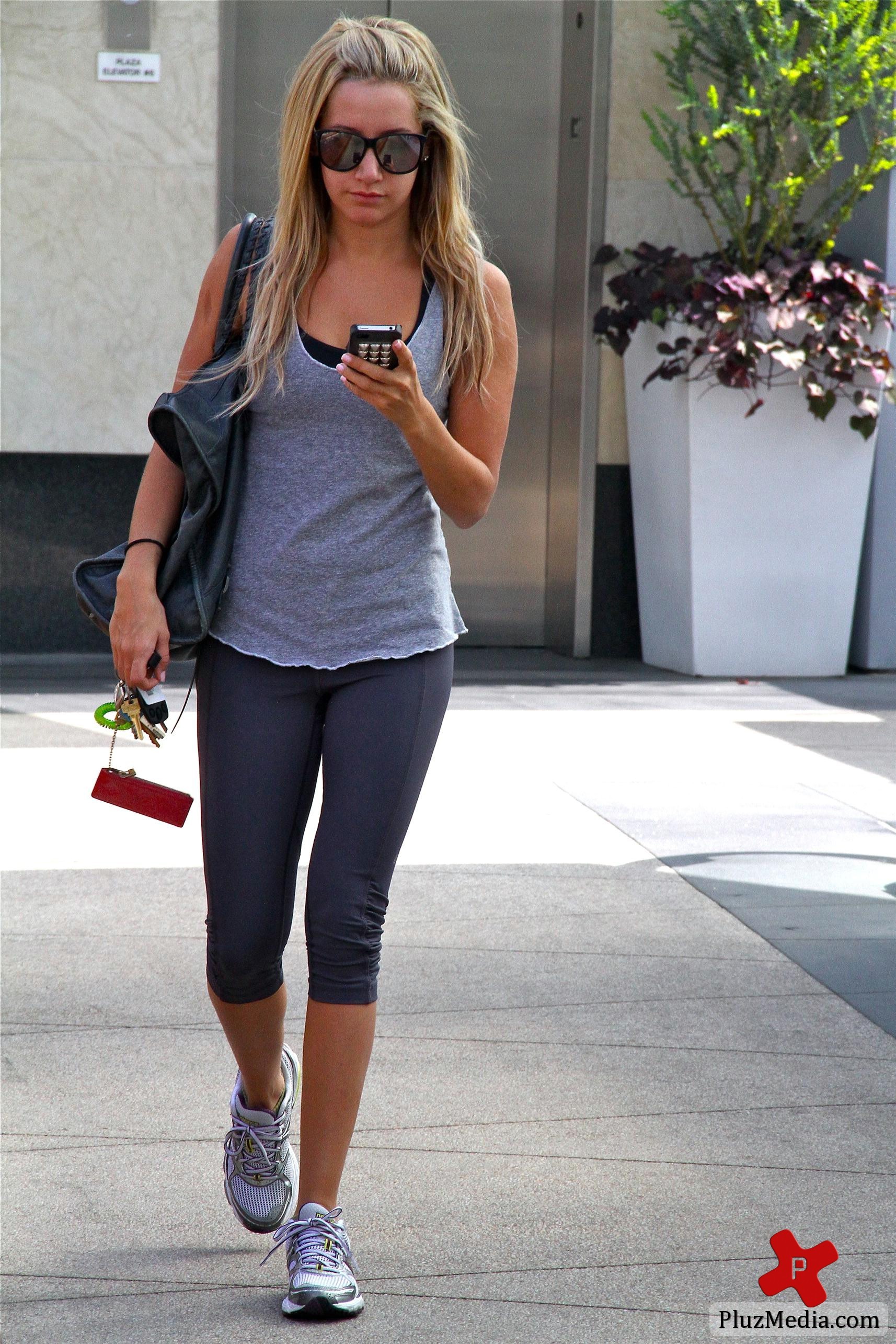 Ashley Tisdale is seen heading to the gym | Picture 84059